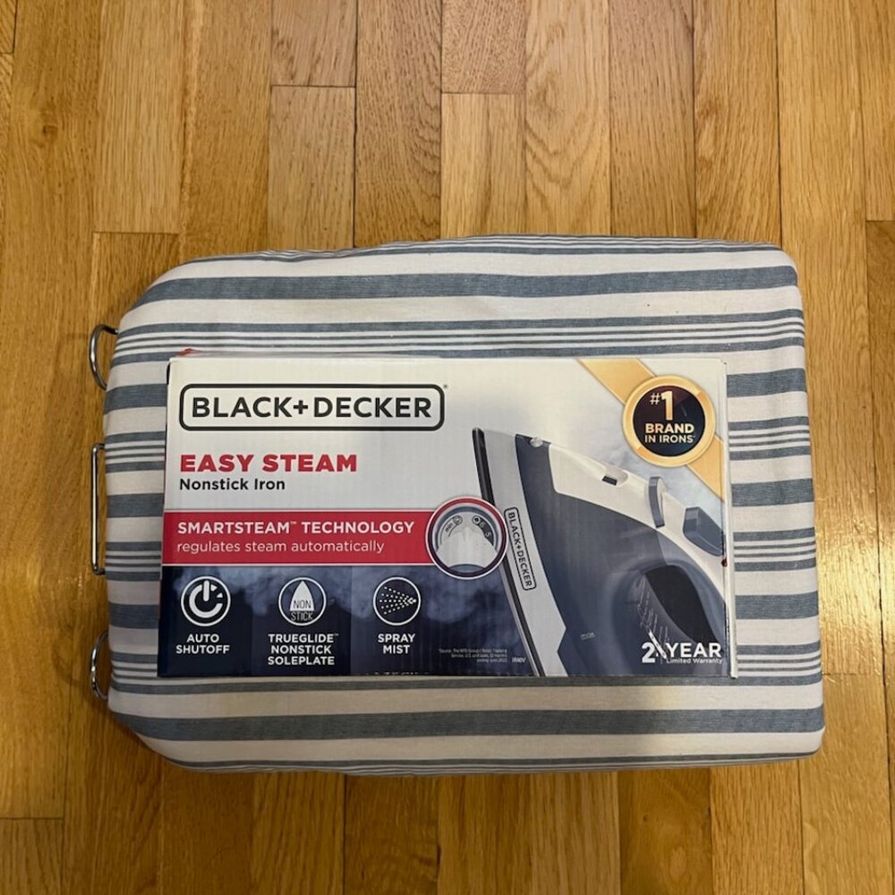 Black + Decker Nonstick Iron & Collapsible Ironing Board